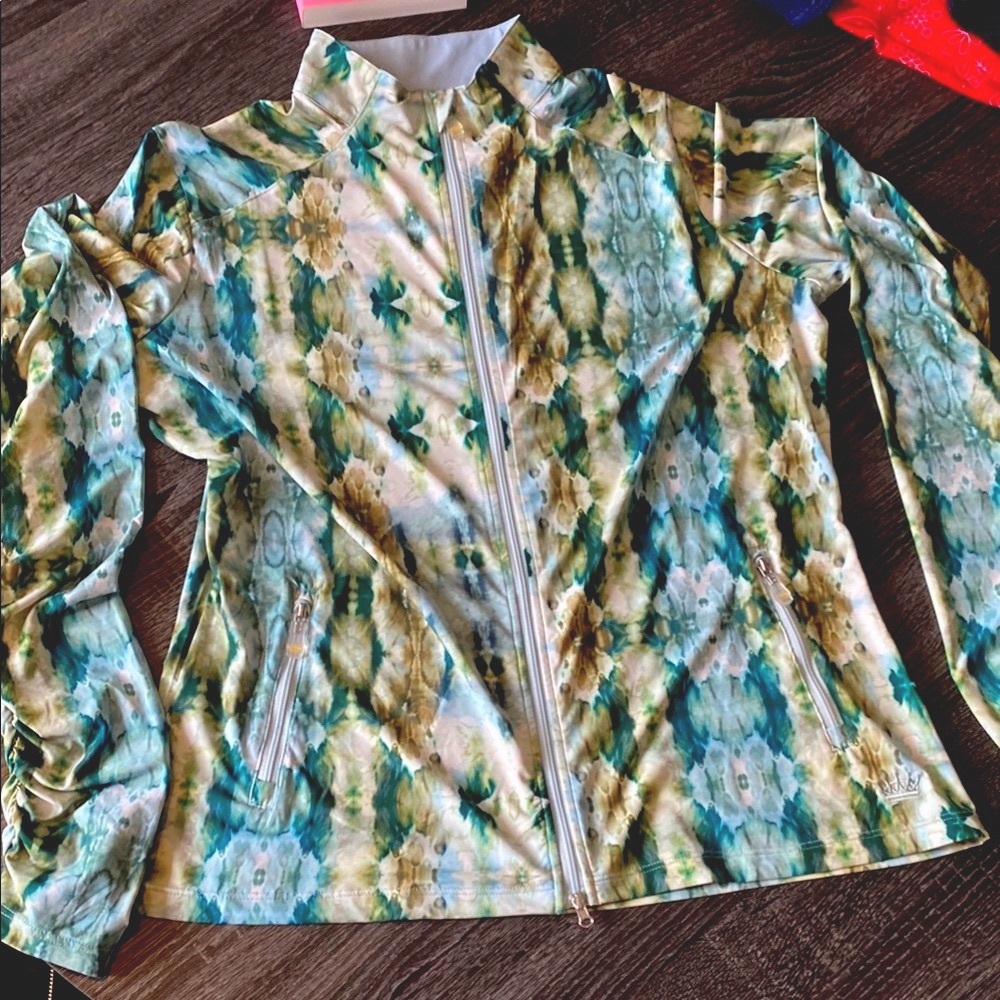 ❤️🐴Kastel Denmark Full Zip Sun Shirt Jacket NWOT